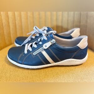 Remonte Blue and White Women's Sneakers